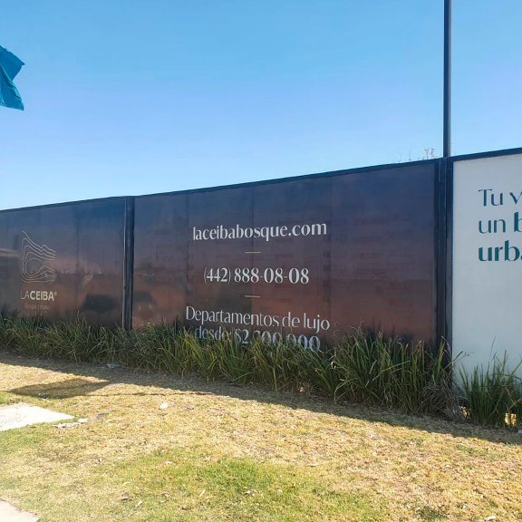 Estructura publicitaria instalada en Querétaro - proyecto 1